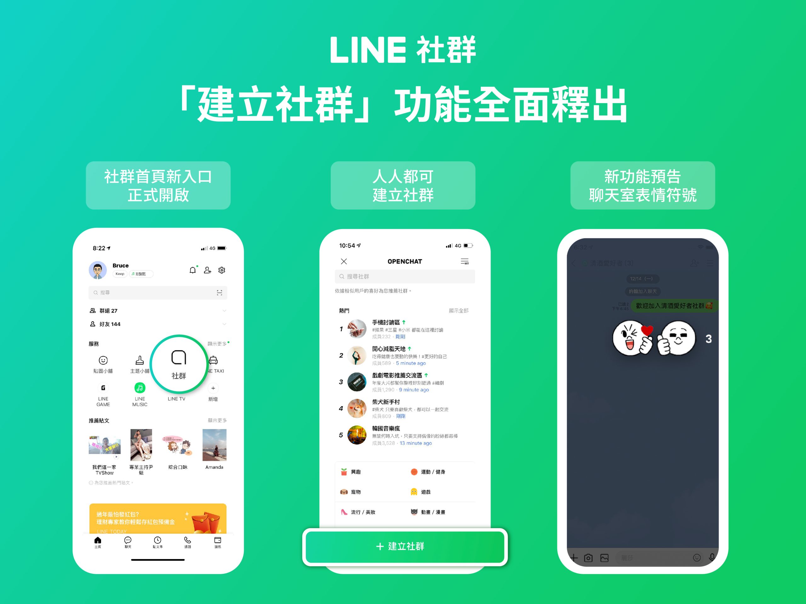 LINE 如何建立群聊？